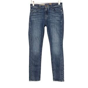 Pilcro Anthropologie Jeans Womens 27‎ Blue Fit Stet Skinny Denim 29x28 Stretch